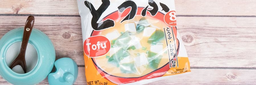 日本SHINSYUICHI神州一味噌 速沖即食味噌湯料包 豆腐味 8份裝 151g