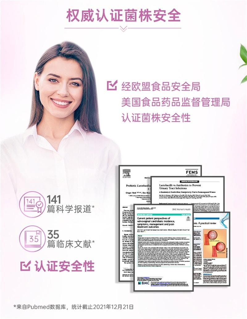 【中国直邮】澳洲 Swisse斯维诗 女性妇科私处益生菌胶囊罗伊氏乳杆菌孕妇舒缓 30粒/罐