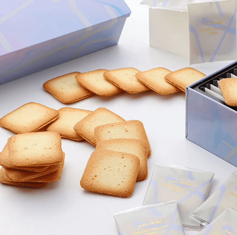 【日本直邮】YOKUMOKU最新春季限定白巧克力饼干布朗尼夹心曲奇饼干零食礼物22枚