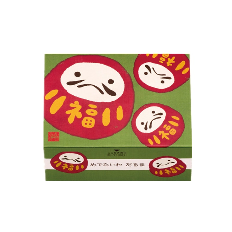 【日本直郵】日本傳統仙貝老鋪桂新堂 限定日本傳統鮮蝦仙貝 達摩蛋型 5袋裝