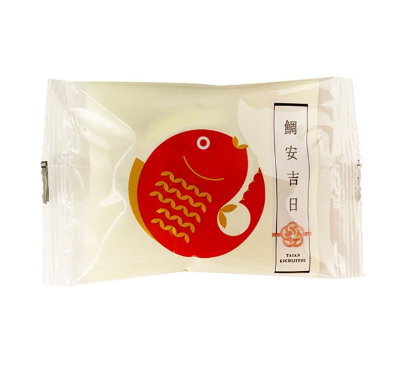 【日本直邮】日本传统糕点 鲷安吉日 筑地红豆夹心鲷鱼烧 6枚装