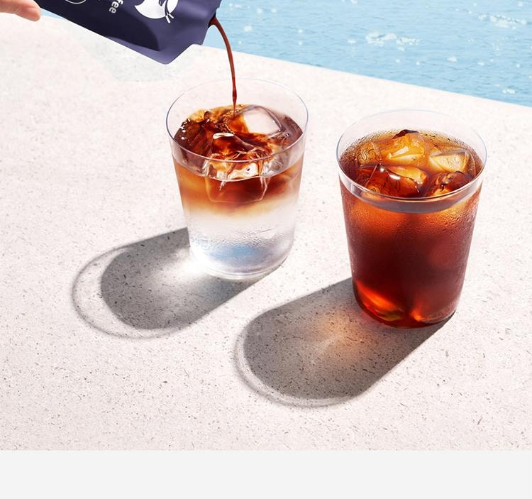 【中國直郵】 瑞幸咖啡 冷萃咖啡液 0糖0脂即溶濃縮 榛果風味 25ml*9袋