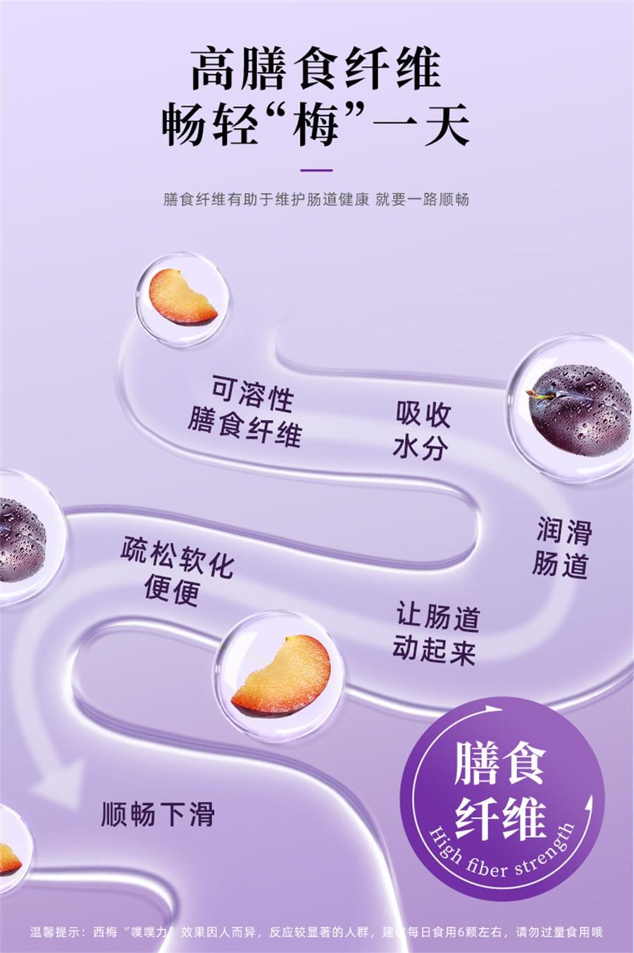 【中国直邮】 牧果人 无核西梅干 孕妇健康低脂零食无添加蔗糖孕妇期孕吐便秘100g/袋