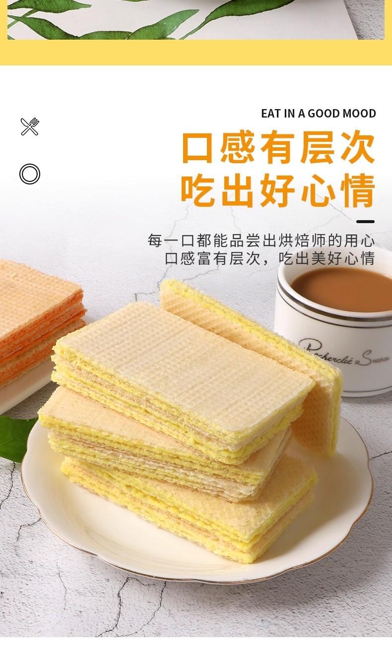 越南 LETO 威化饼 奶酪味榴莲味豆乳味 夹心休闲小吃 零食 特产饼干 200g- 榴莲味 1袋