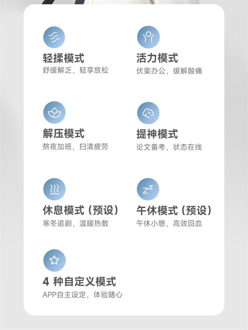 【中国直邮】  小米 米家智能颈部按摩仪肩颈部按摩仪电动揉捏脖子 深灰色 单件装