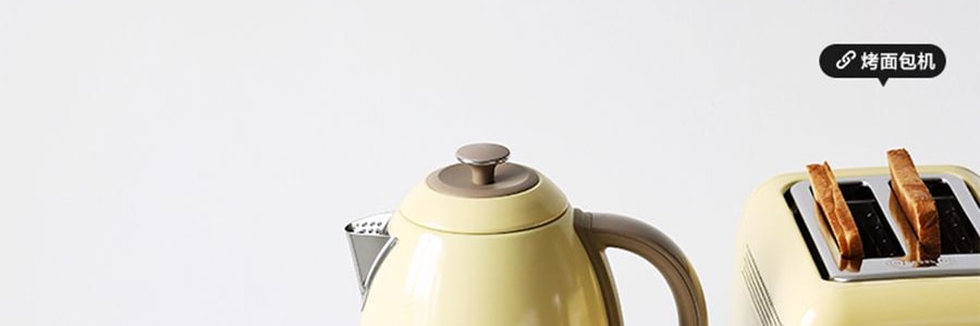 【立减$11到手价$98.99】BUYDEEM北鼎 调温电水壶 高颜值烧水壶K740 小鹅黄