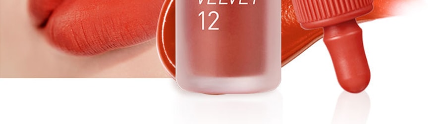 韩国PERIPERA菲丽菲拉 小奶瓶空气唇釉 #12葡萄柚红 西柚色 4g
