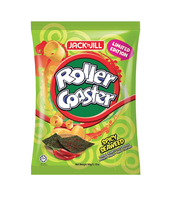 Roller Coaster Spicy Seaweed Flavor Potato Ring 60g