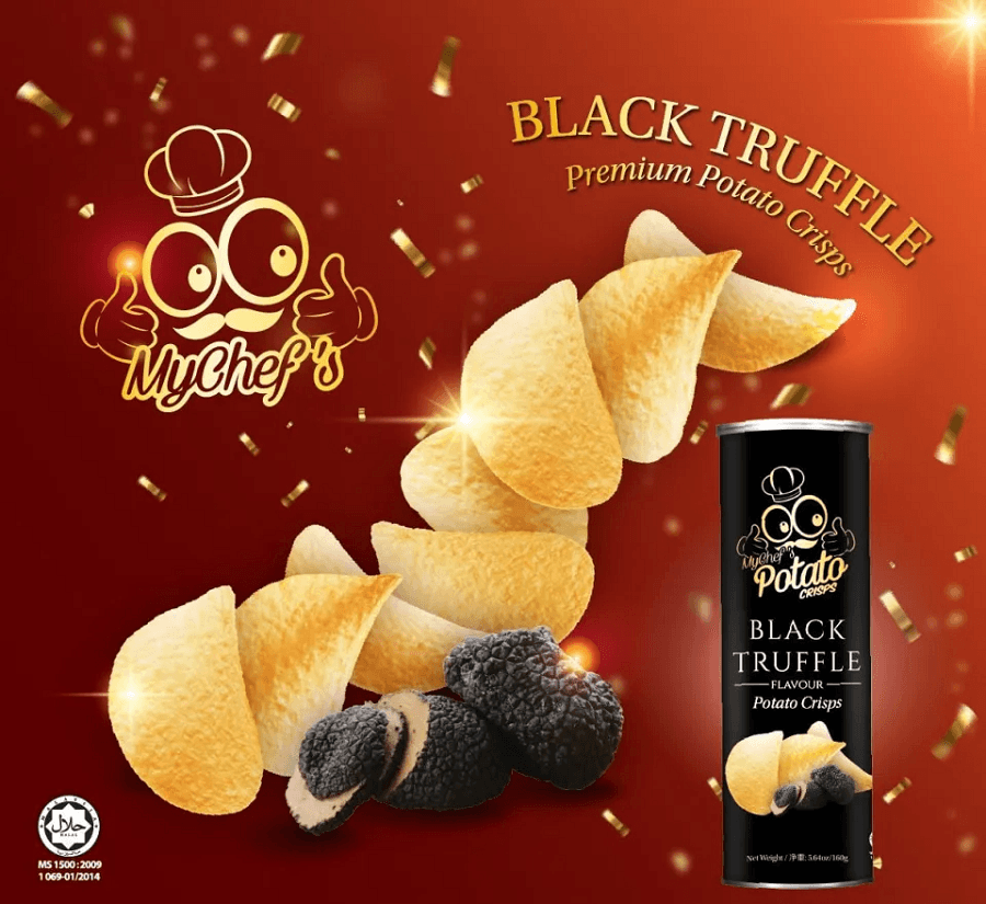 Black Truffle Potato Chips 110g
