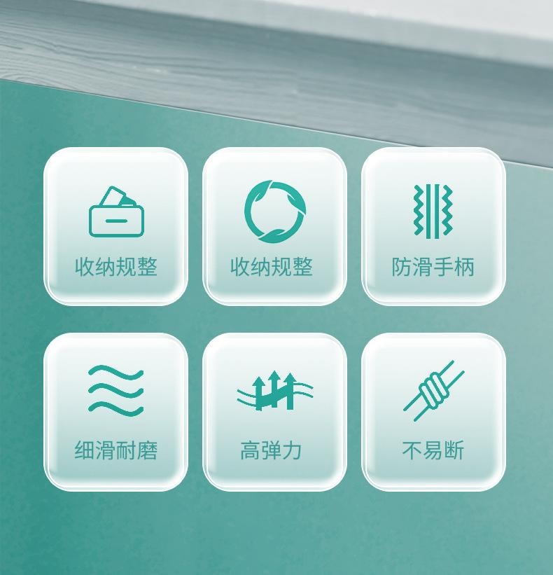 吧唧吧唧 牙线盒 自动触摸出牙线棒 双线薄荷牙线棒 家用便捷牙线收纳盒 附带牙线棒 50支