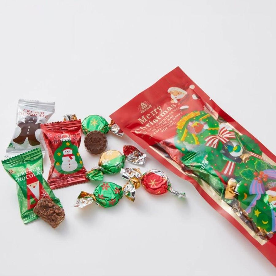 【日本直邮】 日本 摩洛索夫 什锦巧克力组合 9枚 (红色 脆巧克力&牛奶巧克力)