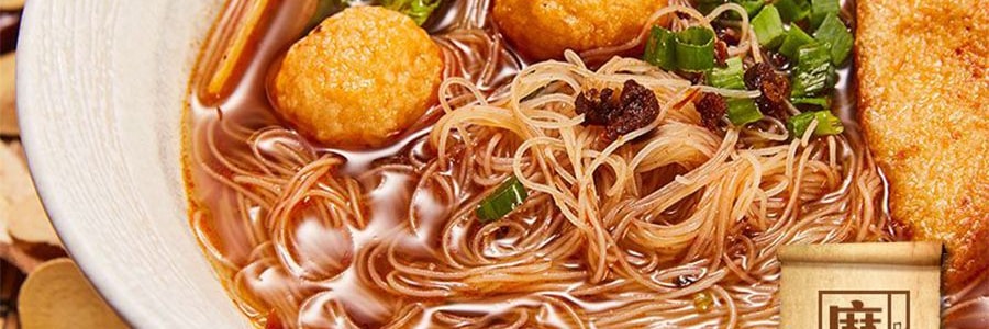 台湾曾 过海食味鲜本铺 非油炸 麻辣肉燥曾粉 干湿两吃 4包入 328g