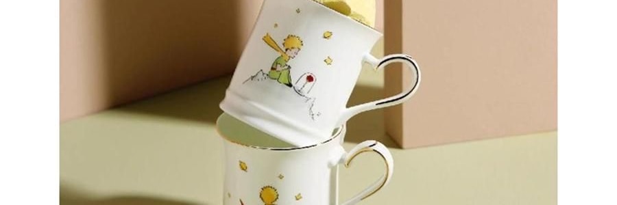 THE BEAST野兽派  小王子马克杯 星球对杯套装 情侣水杯骨瓷杯子礼物 2只装