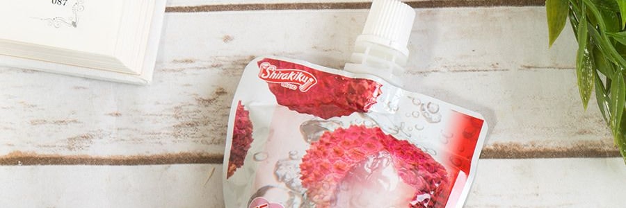 日本SHIRAKIKU讚岐屋 果凍爽椰果粒 荔枝味 150g*4包入