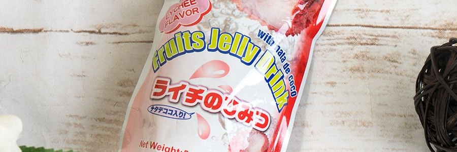 日本SHIRAKIKU讚岐屋 果凍爽椰果粒 荔枝味 150g*4包入