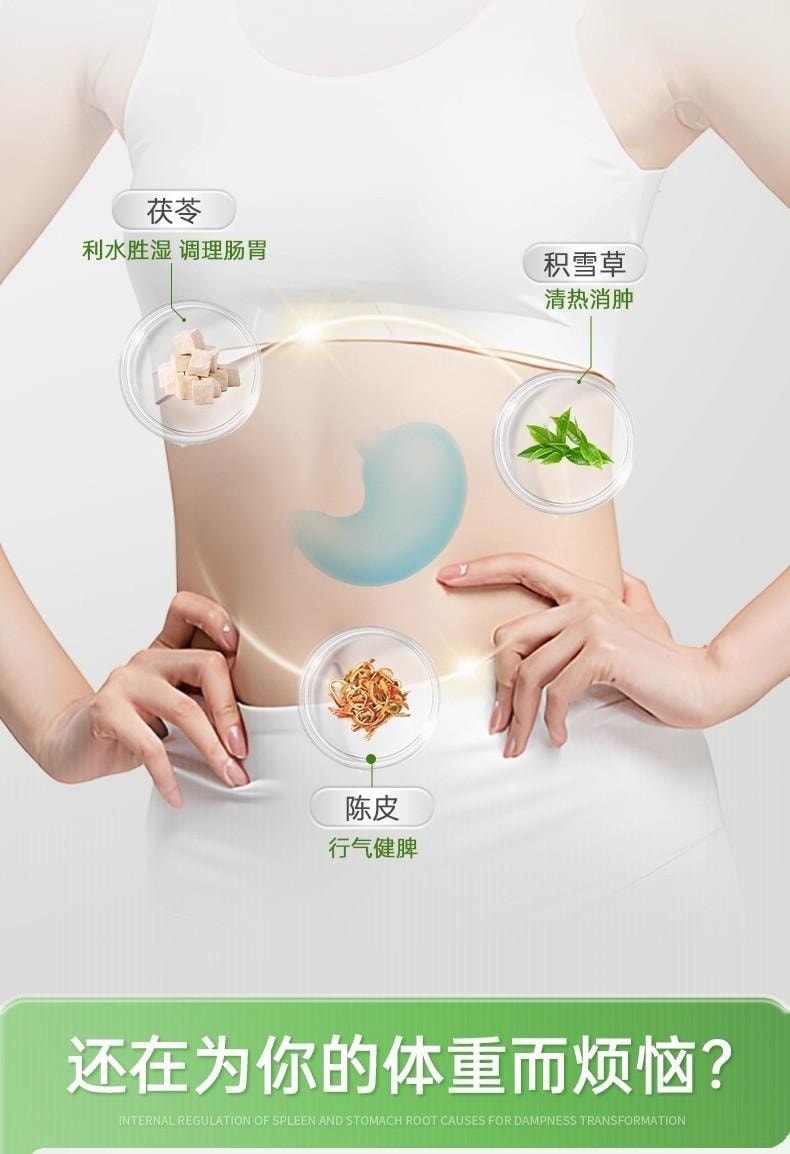 【中國直郵】 嘉臣健 扶芳茶 減肥茶刮油茶 去濕氣排油全身瘦肚子 減脂 瘦身 燃脂 排油 10袋/盒