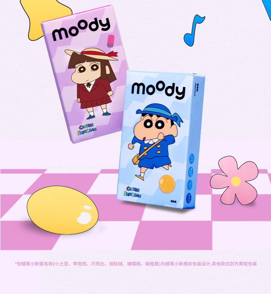 【中國直郵】moody美瞳半年拋 蠟筆小新系列 蝴蝶結1片裝 (半年拋為1片裝為滿足雙眼佩戴請拍2盒)-0(0)