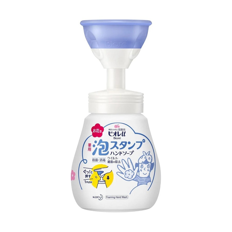 日本 KAO 花王 BIORE碧柔 儿童除菌3D花朵泡沫泡泡洗手液 250ml
