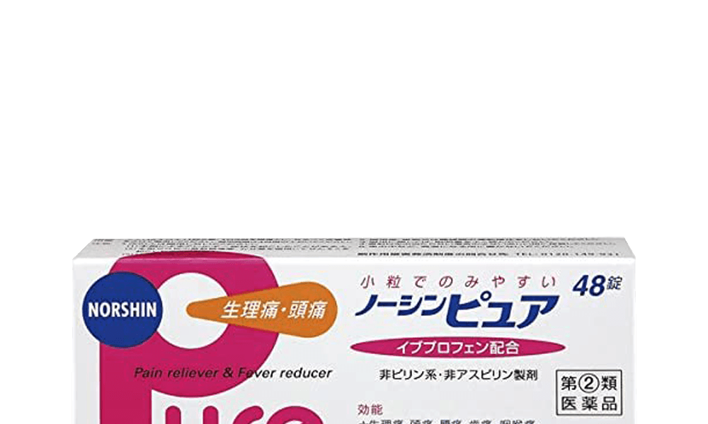 日本ARAX【第2類醫藥品】NORSHIN Pure 解熱痛經頭痛鎮痛片48片