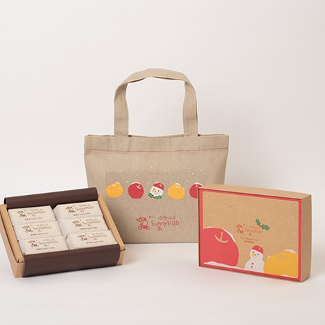 [Taiwan direct mail] Winter Exclusive Grapefruit Apple Cace  6 pcs / box *Taiwan special gifts* Made in Taiwan*