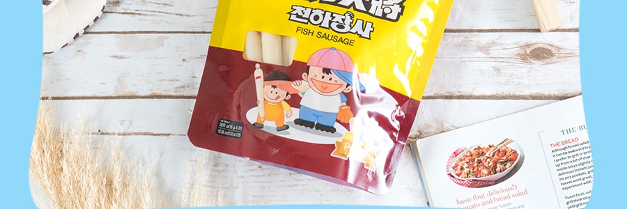 【特惠】韓國大力天將 鱈魚腸 乾酪牛奶味 20根入 300g