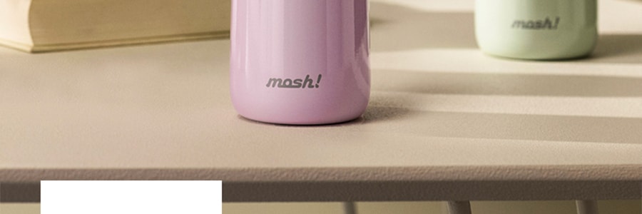 日本MOSH! 復古花灑不鏽鋼保溫瓶保溫杯 450ml【贈貼紙】