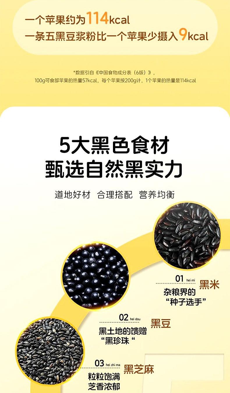 【中国直邮】 北京同仁堂 五黑豆浆粉    210g 0糖养发生黑发
