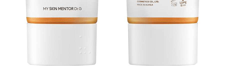 韓國Dr.G蒂邇肌 煥亮清透修護防曬霜 煙醯胺美白濾鏡防曬 潤色打底 控油持妝 SPF50+/PA+++ 50ml 敏感肌可用