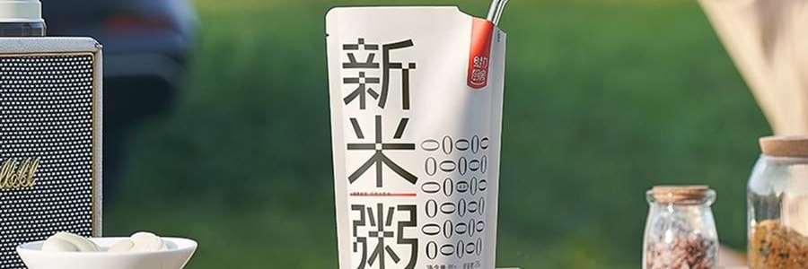 【健康低卡】魅力厨房 即食新米粥 300g  早餐夜宵食品代餐方便速食轻断食 