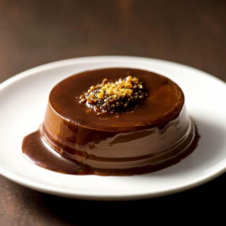 Japon Nagasaki Shinsendo Pudding classique saveur chocolat noir 82g x 2 pièces