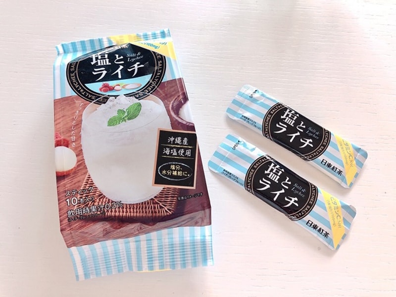【日本直邮】日本日东红茶 夏季限定发售 海盐荔枝茶 8袋装