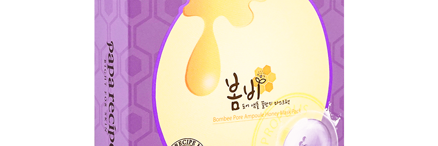 Masque ampoule Bombee Pore au miel 10 feuilles