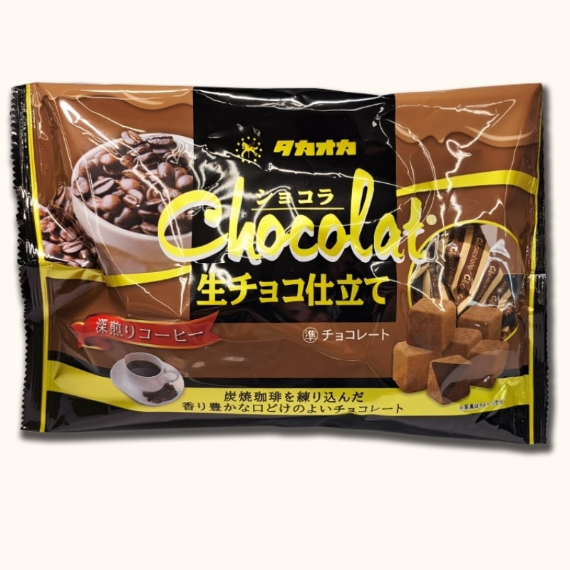 【日本直邮】日本TAKAOKA 小红书推荐 高岗巧克力 生巧克力 咖啡味生巧克力 140g