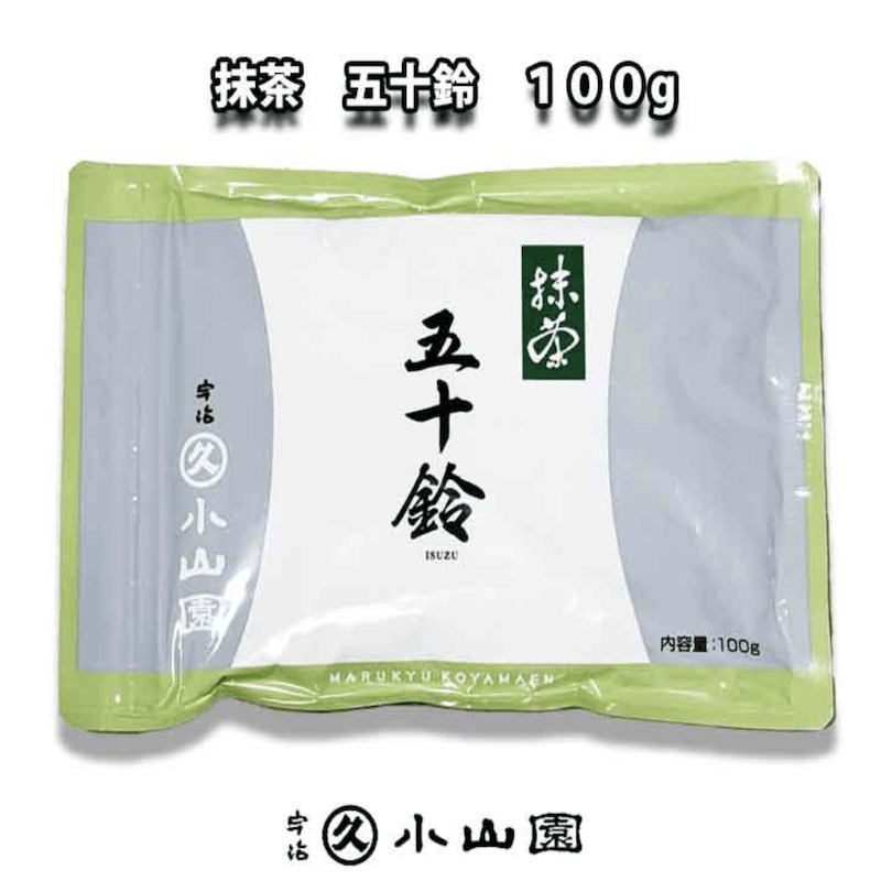日本直邮】 日本丸久小山园宇治五十铃无糖抹茶粉烘焙甜品用100g袋装- 亚米