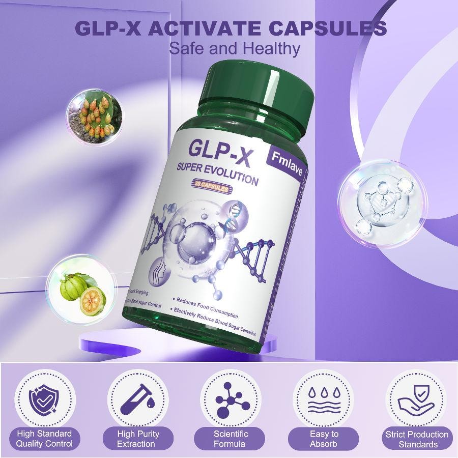 美國 FMLAVE GLP-X 膠囊 - 食慾抑制與控製糖支持 100mg x 30粒