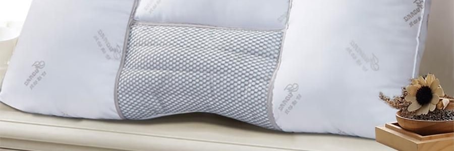FUANNA富安娜 艾草麦饭石防螨枕头 分区枕 抑菌草本枕 70*45cm