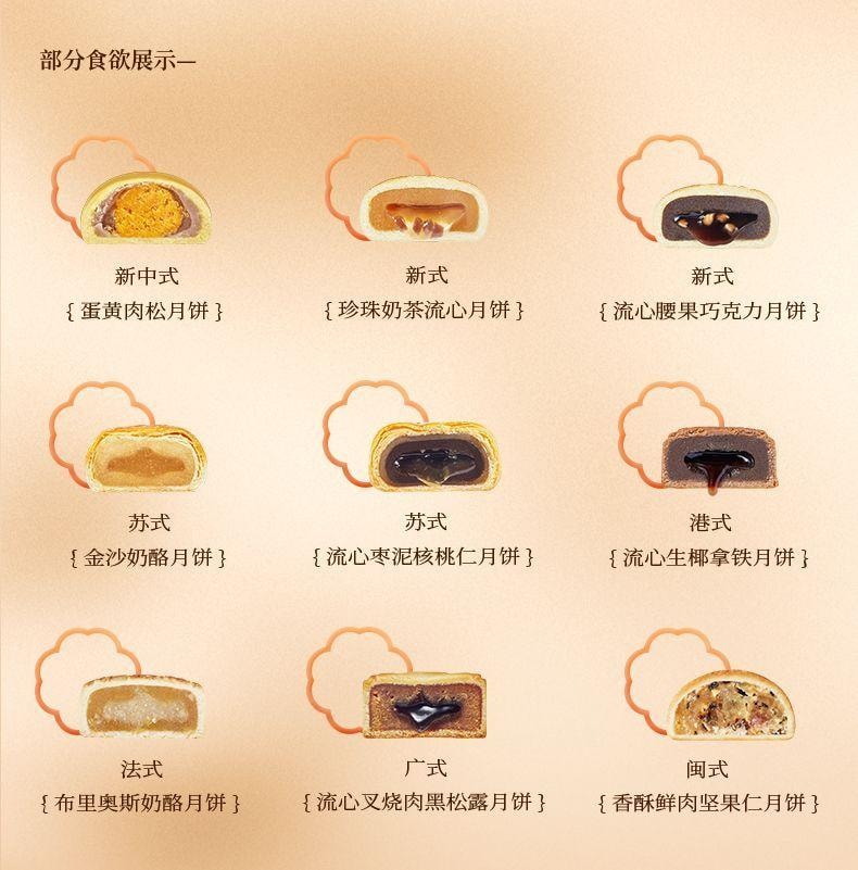 【中國直郵】 臻味坊 鮮品錦禮中秋禮盒 B boxes 1.3kg 中秋節送禮長輩高級伴手禮