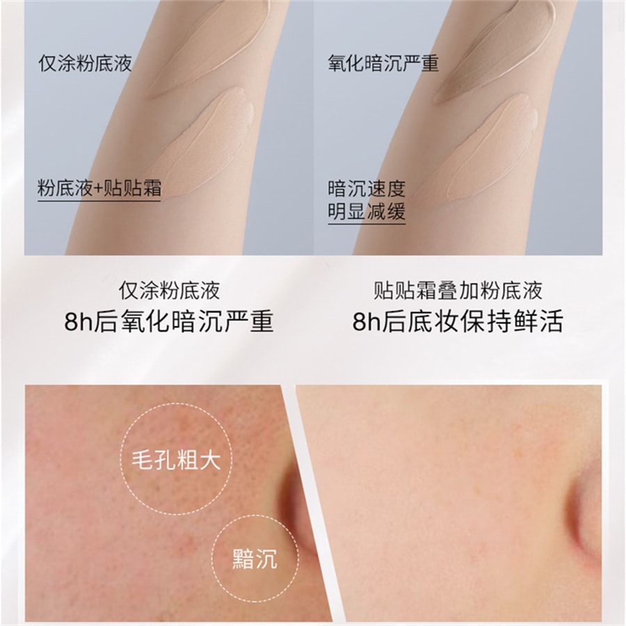 【中國直郵】紅地球 貼貼霜 妝前乳打底隔離面霜 補水保濕滋潤服帖不卡粉 經典款50g/瓶