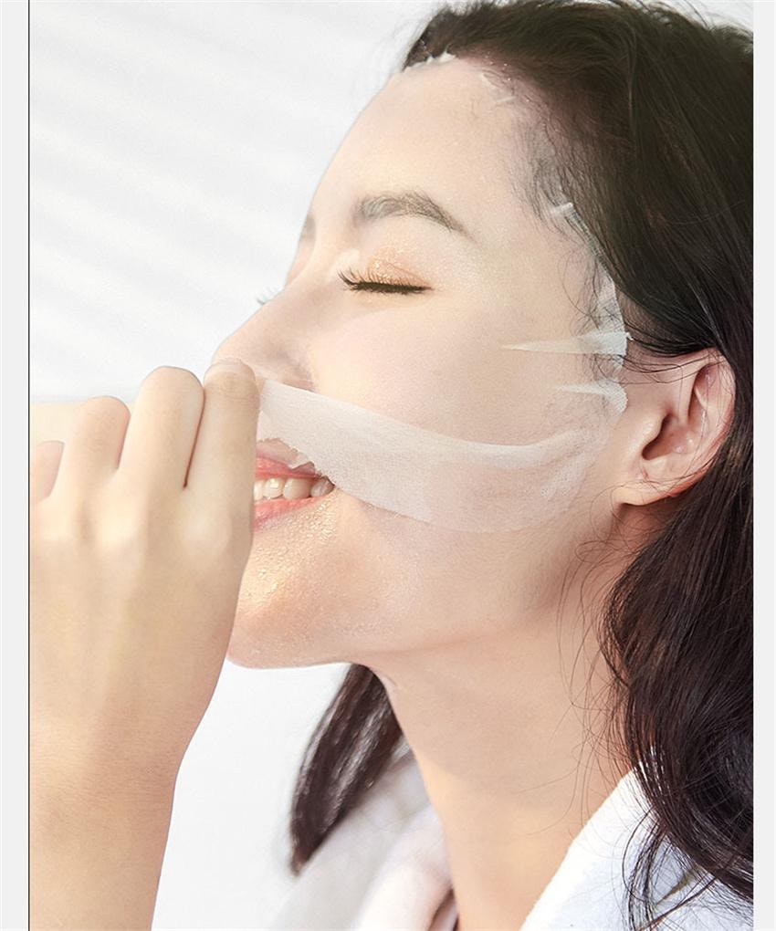 【中国直邮】 hfp 熊果苷美白补水面膜 保湿祛暗哑提亮肤色淡斑面膜 即刻焕白 拯救熬夜黑黄肌 5片/盒