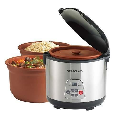 SMART ORGANIC MULTI COOKER 2 IN 1- A RICE COOKER A SLOW COOKER (4.2 QT/ 8 CUPS)
