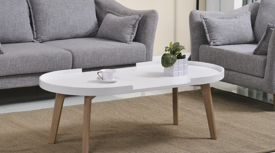 JUXING COFFEE TABLE WHITE 1 PIECE