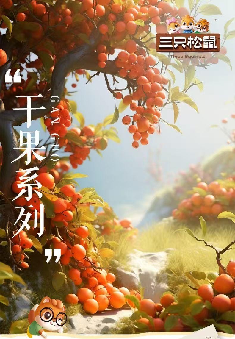 三隻松鼠 黃耆紅棗 三蒸三曬 軟糯透香 低脂輕負擔 藥食同源 溫潤入味 258g