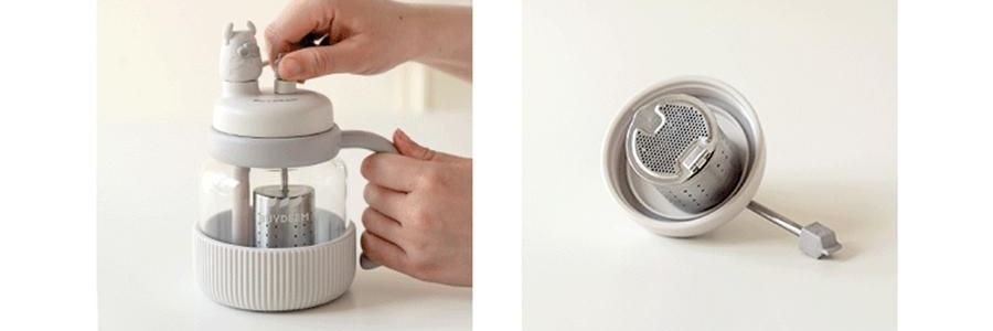 BUYDEEM北鼎 划水鸭泡茶吨吨杯子 玻璃杯壶 600ml DG86/A9