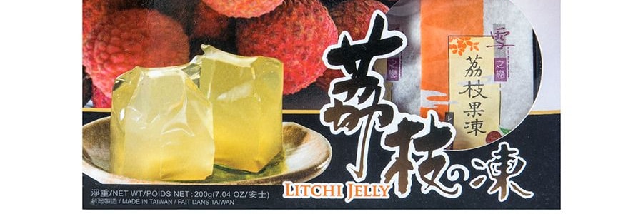 台灣雪之戀果凍 荔枝凍 200g