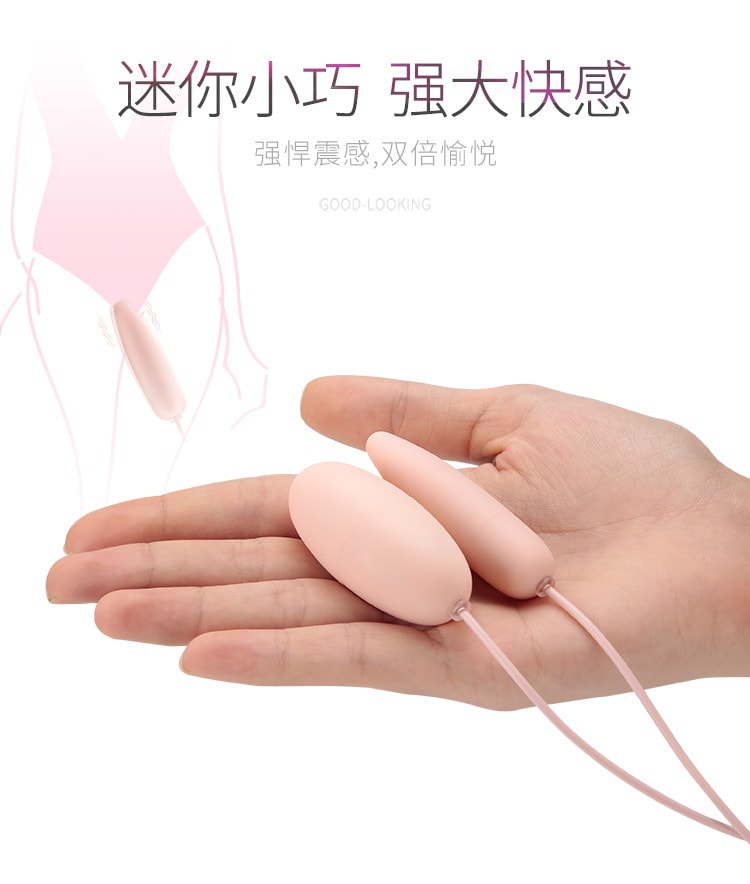 中國直效郵件 Galaku 跳蛋女性情趣玩具成人用品 一尖一圓 USB充電 藍