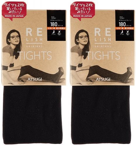 【日本直郵】日本厚木ATSUGI 魔法瓶構造 打底襪裝180D 顯瘦打底絲襪褲襪 ML