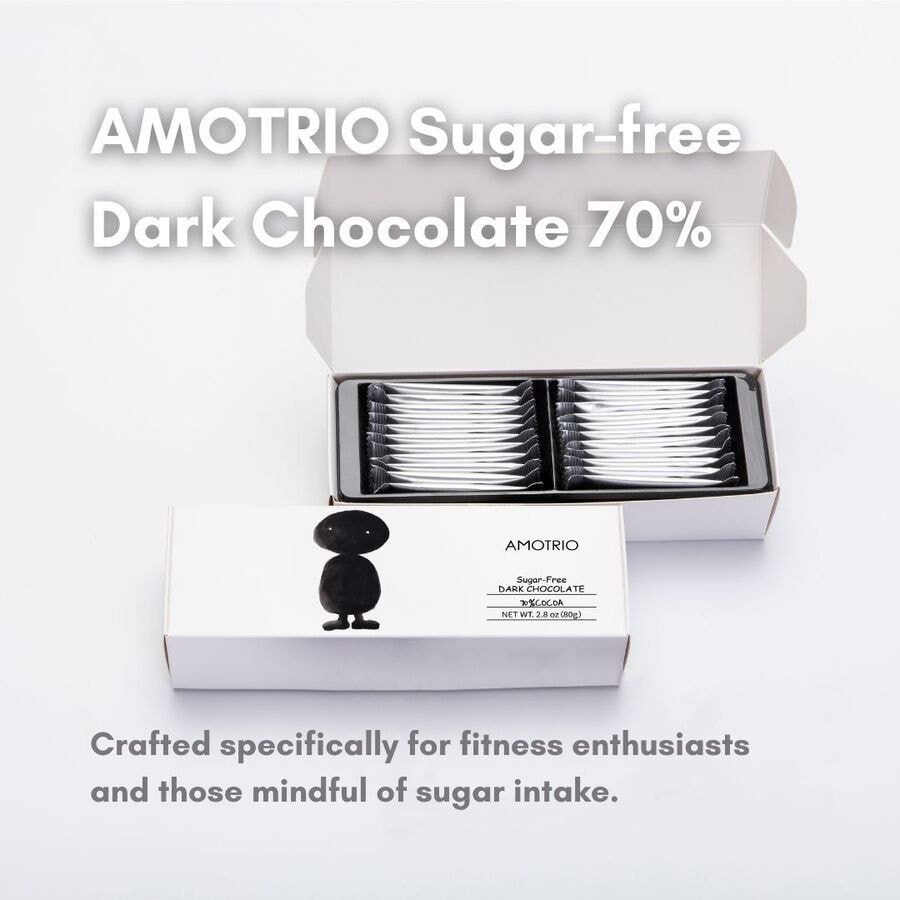 AMOTRIO 70% 比利時無糖黑巧克力 22枚