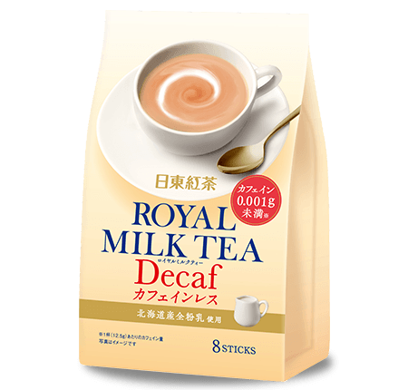 【日本直郵】日本 日東紅茶 皇家奶茶拿鐵 無咖啡因 8條