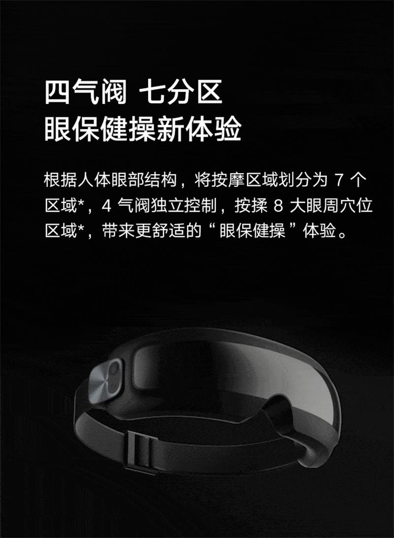 【中国直邮】 米家智能眼部按摩仪护眼仪眼部热敷眼睛按摩器眼罩 1个装