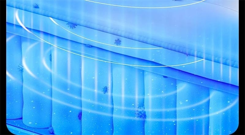 【中國直郵】 康佳 颶風無線除蟎儀床上紫外線殺菌機二合一 水銀灰+8濾芯